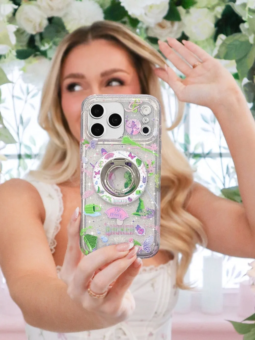Velvet Caviar Wicked Glinda & Elphaba Phone Case, MagGrip and Mag wallet set